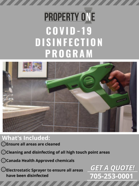 covid-19 dissinfection program (website)